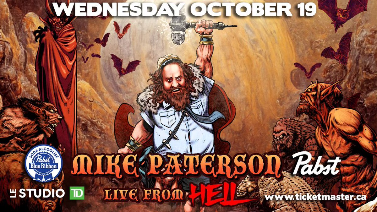 Patersontweets's tweet photo. Tonight!!! Let me take you to Helllllllllllllllll!!!!!!!!!!! #livefromhell https://t.co/MhJ8QCTrG8