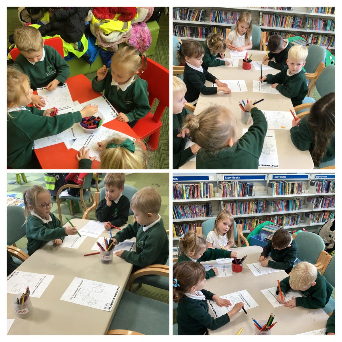 hazel_orchard's tweet photo. Today Hazel class visited Dewsbury Library. We sang some rhymes, listened to a story, and then we were shown how to scan books in and out. All the children were given a @BookTrust package to take home. Thank you #Kirkleeslibraries we loved it! #enhancementatOrchard @TeamPastoral https://t.co/ZbiMrqTBn7