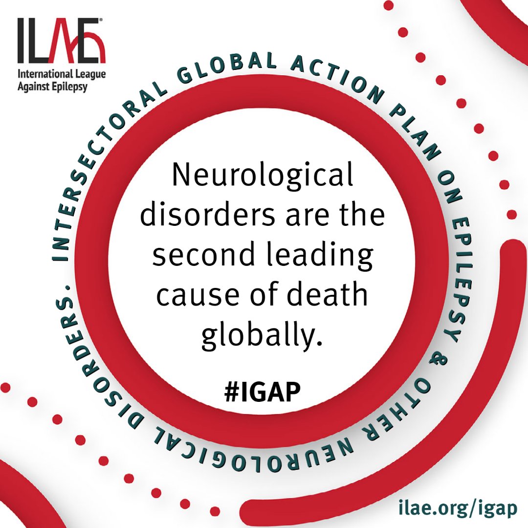 According to <a href="/WHO/">World Health Organization (WHO)</a>, neurological disorders are the 2nd leading cause of death globally. As such, #IGAP is a critical initiative aimining to strengthen the prevention, detection, care &amp; treatment for people w/ #epilepsy &amp; other neurological disorders.
ilae.org/igap
