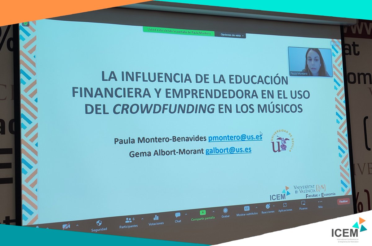 IcemConference's tweet photo. 🔔We finished the last round of presentations scheduled for #ICEM22😱. The 2️⃣core themes were:
👉Entrepreneurship and agri-food sector🚜🧑🌾.
👉Entrepreneurship and education🎓.
We have enjoyed high-quality presentations🤩. You can see a few📷of the presentations⤵️. https://t.co/U0MjLuV677