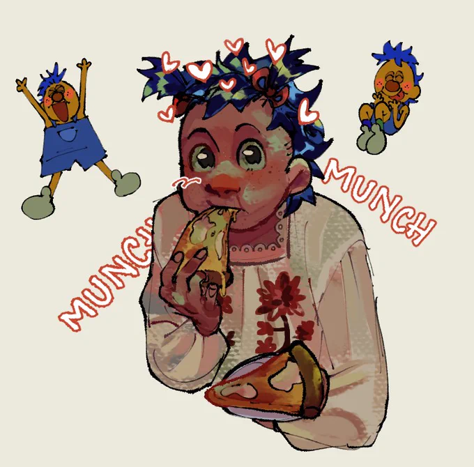i enjoyed the mother outfit..+yellow human design #dhmis #dhmisfanart #donthugmeimscaredfanart 