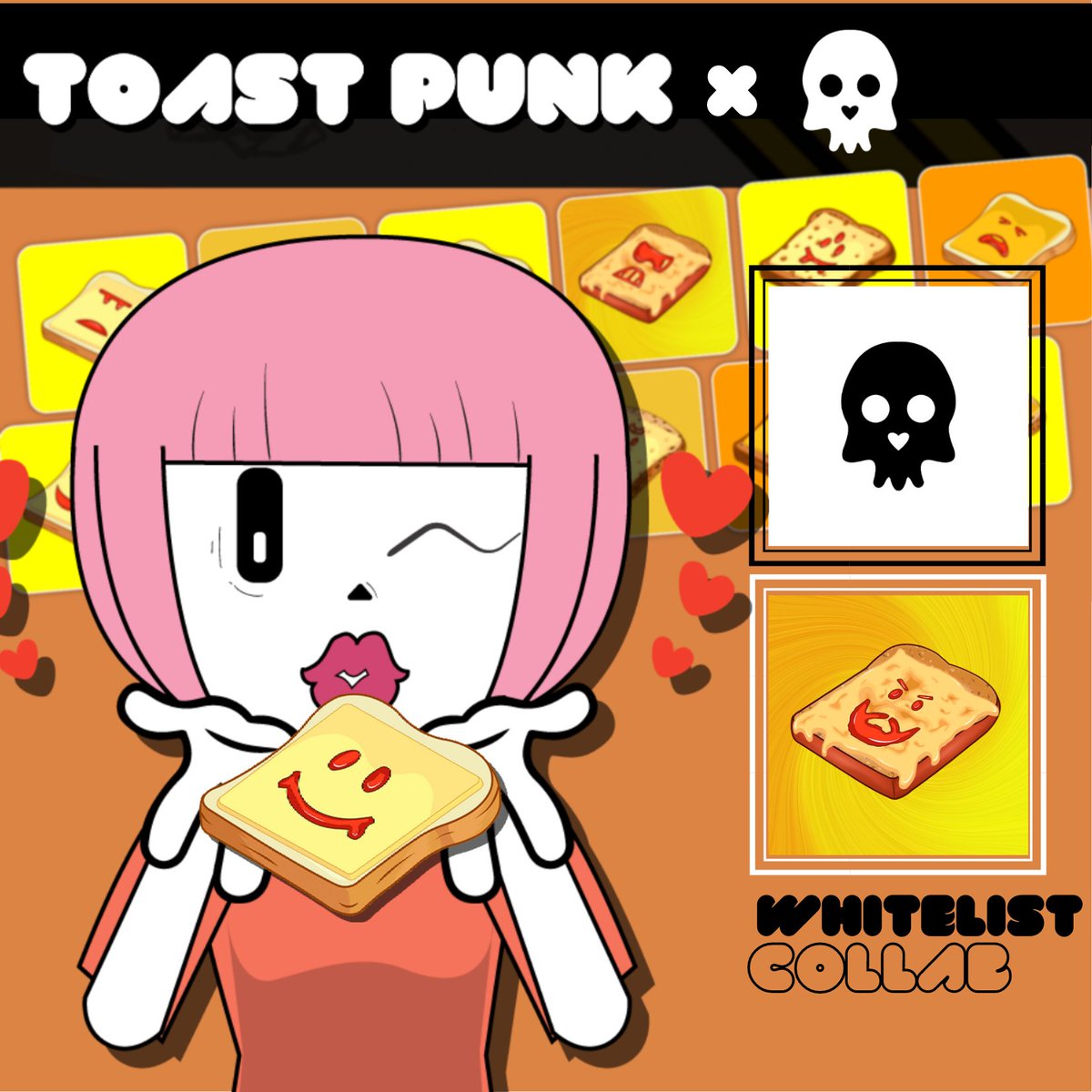 🎃We are psyched to announce that <a href="/toastpunk/">🍞ToastPunk.eth</a> are officially joining our Halloween party🥪

To celebrate we are giving away:
🏆 2x ToastPunk Genesis NFT
🏆 10x Spooky Dude NFT WL

To enter:
1️⃣ Follow <a href="/SpookyDudeNFT/">Spooky Dude</a> &amp; <a href="/toastpunk/">🍞ToastPunk.eth</a>🔔
2️⃣ Like + RT
3️⃣ Tag 3 Fren

48Hr⏰

#NFT #ETH #SPKY