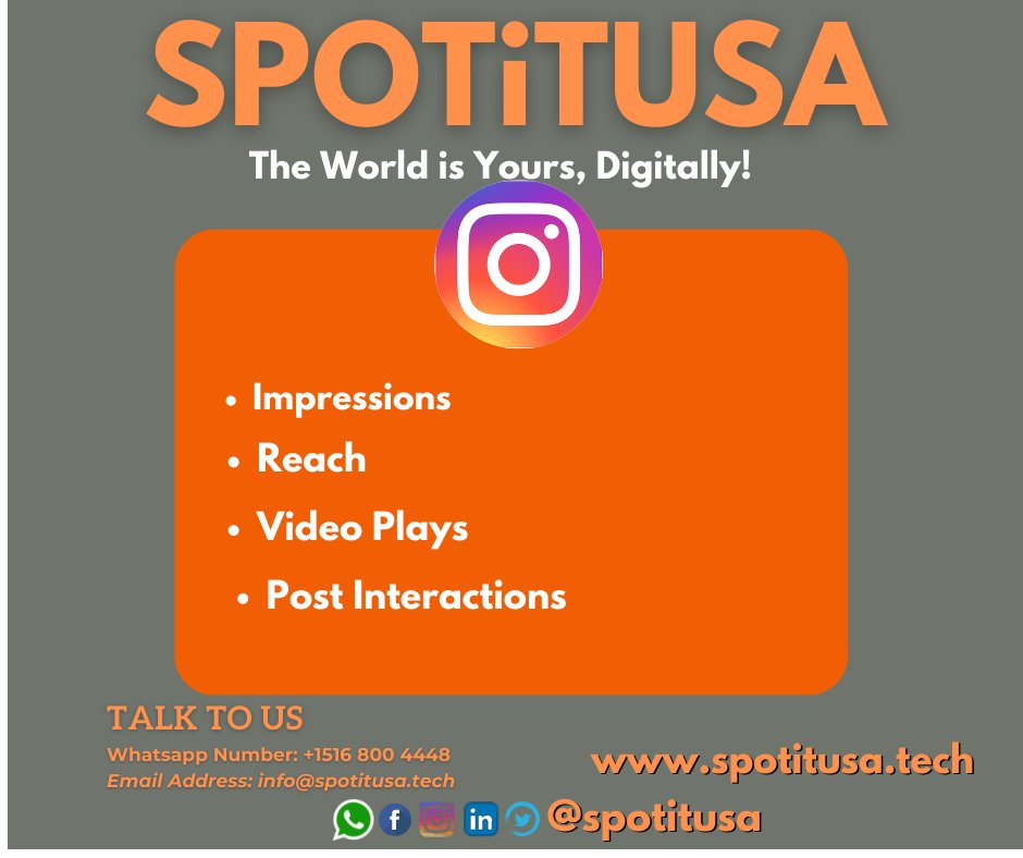 SPOTITUSA's tweet photo. Social media metrics and KPIs are values used by digital marketing and social media marketers to measure the performance of social media campaigns. 
Learn more about KPIs track at https://t.co/qWS1aQ42IB  
 
Follow us on other platforms: 
https://t.co/vsjaU6W5zQ https://t.co/W0PhBOjF9V