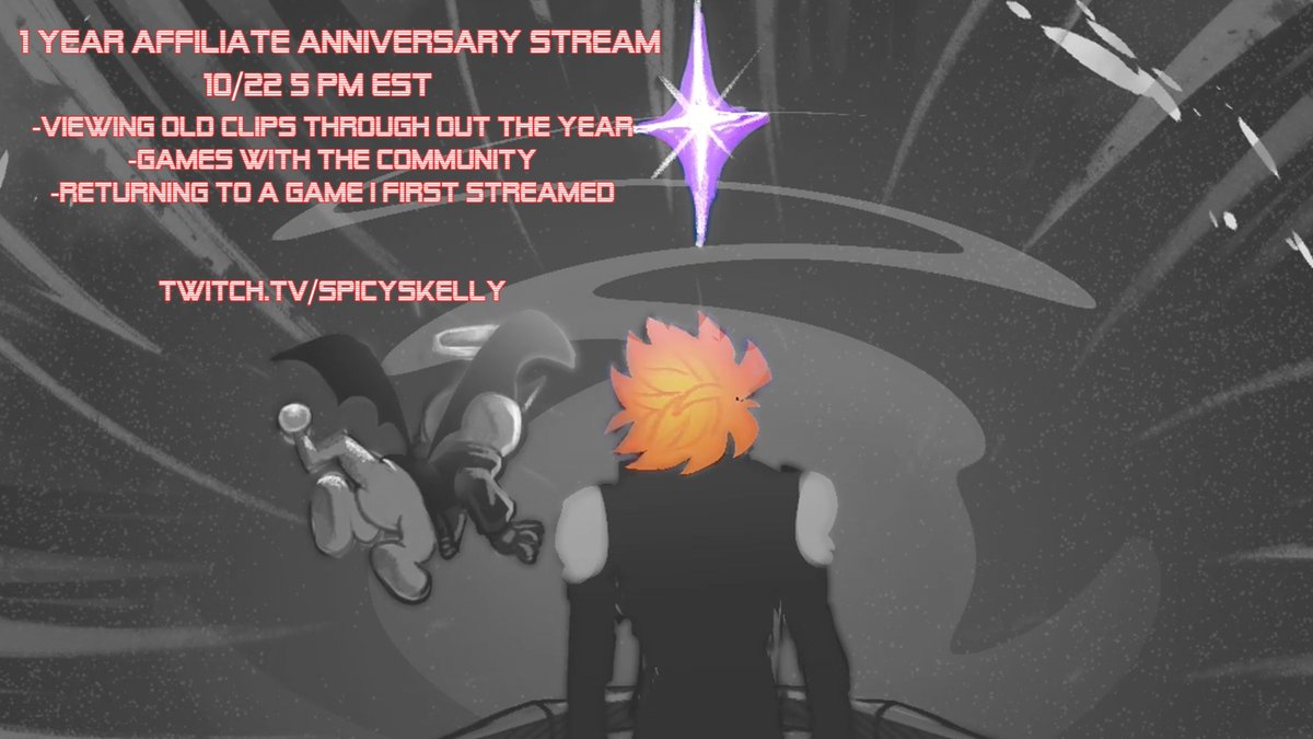 SpiceCaliber's tweet photo. It's finally time to do a proper celebration of my first year of streaming!! Can also be a 500/600 Follower celebration too lol
We busting out the Death Wish coffee for this one BAYBEEE https://t.co/I8U6NPgEiL