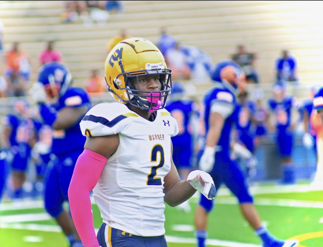 #AGTG Blessed to receive my first offer from Warner University <a href="/HCCA_Athletics/">Hapeville Hornets</a> <a href="/HCCA_Athletics/">Hapeville Hornets</a> <a href="/WgordonCoach/">Coach Gordon</a> @Mansell247 <a href="/247Sports/">247Sports</a> <a href="/On3sports/">On3</a> <a href="/brewer_coach/">Coach Brewer</a>