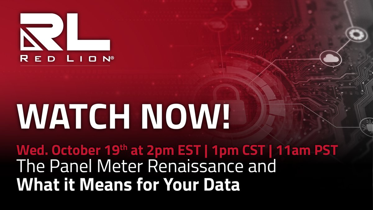 redlioncontrols's tweet photo. We're all set. Tune in to the webinar now!
Watch us live here: 👉 https://t.co/GQWSON9K2x
#Webinar #OEM #MachineBuilders #IndustrialAutomation #PanelMeters #PM50 https://t.co/62T3RX5P7J