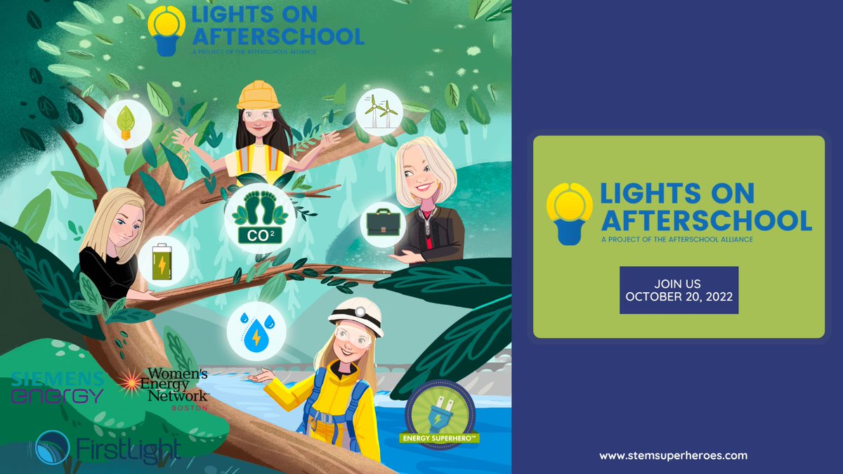 Watch out <a href="/YMCA_Boston/">YMCA Greater Boston</a> as #EnergySuperheroes will be joining the #LightsOnAfterschool celebration! Are you ready to spark interest in STEM?