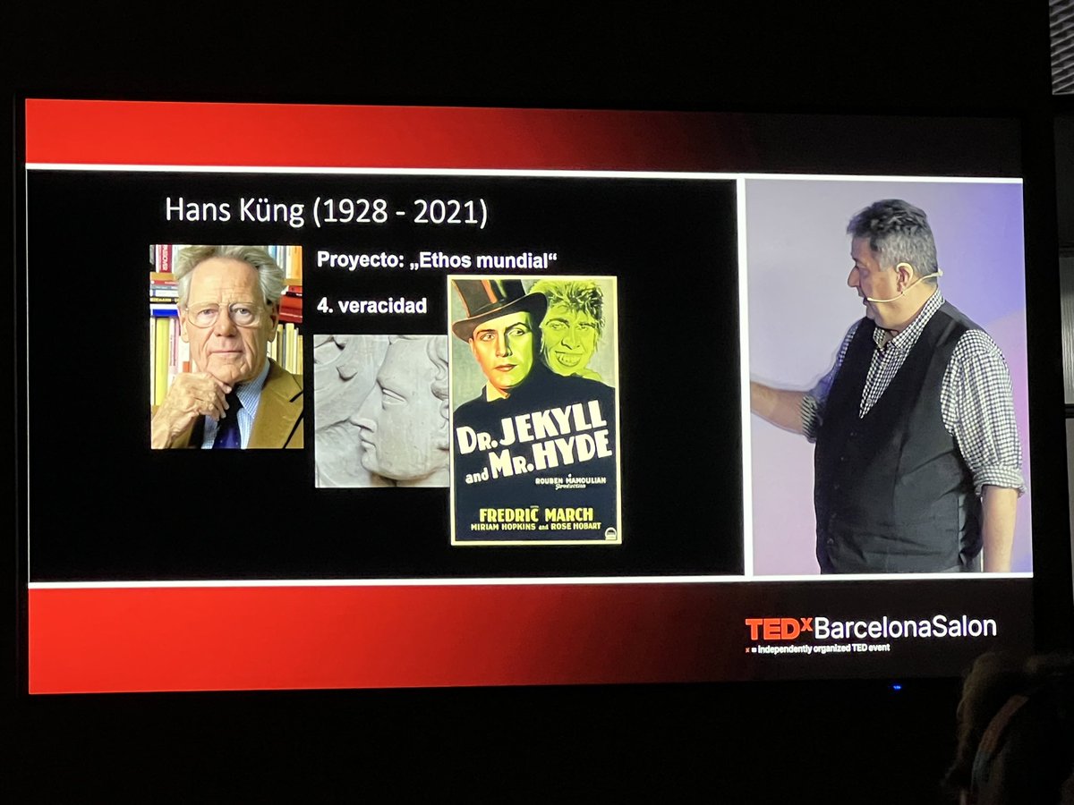 <a href="/StephanGras/">Stephan Gras</a> is giving a philosophical view on morality and analyzes the innate morality of the human. #casaseat <a href="/TEDxBarcelona/">TEDxBarcelona</a> #globalethicsday