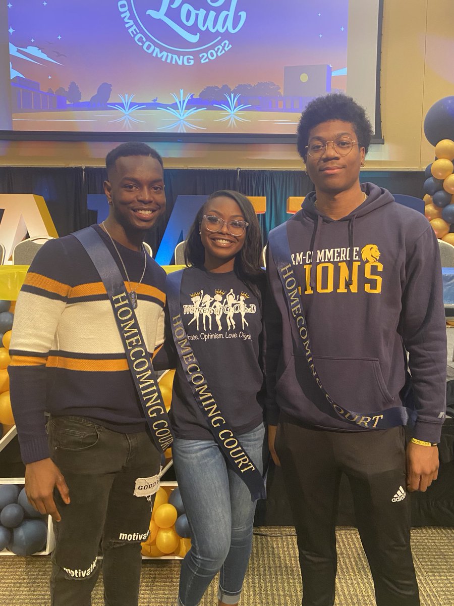 fslattamuc's tweet photo. A HUGE congratulations to all of our Fraternity and Sorority members for being a part of this years TAMUC Homecoming Court 💙💛 
See you all Saturday! https://t.co/7RfPlBjQOm