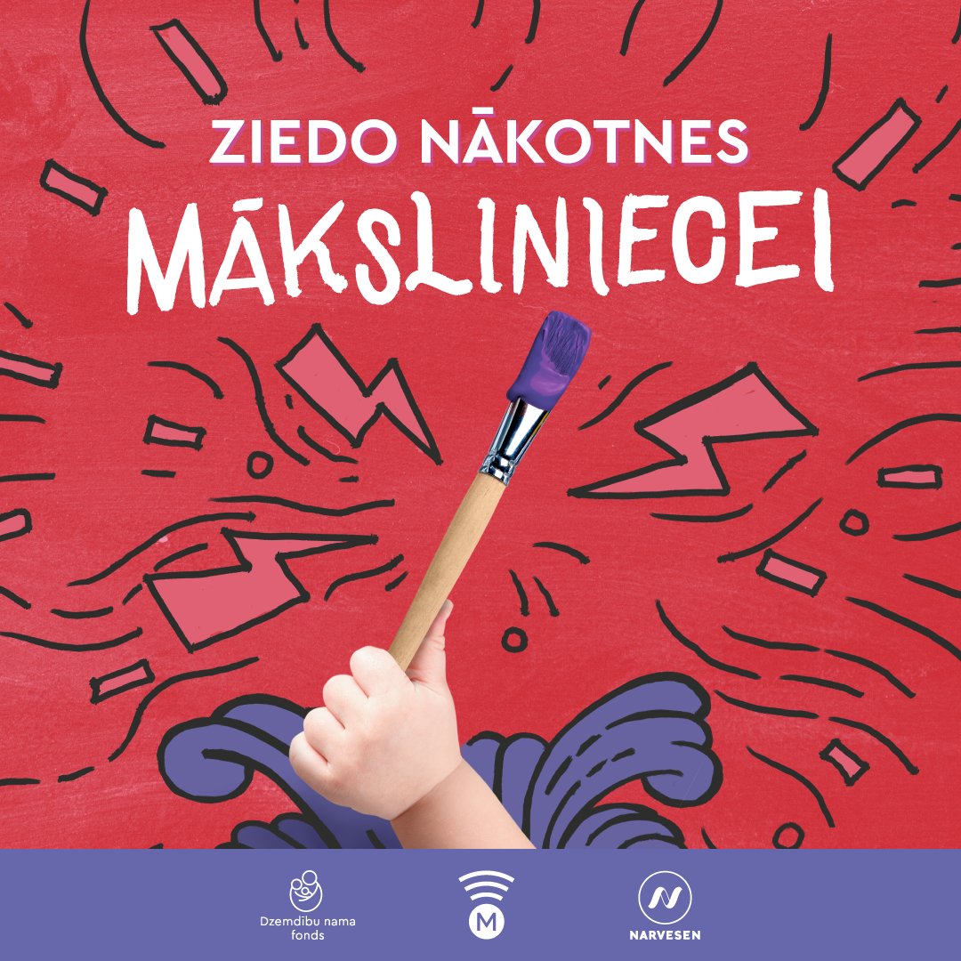 Par mirdzošu prieku mazuļu un viņu vecāku acīs. Par mazuļiem - nākotnes talantiem! 

Atbalstot topošos un jaunos vecākus, sniegt bērnam iespējami labāko dzīves sākumu. Ziedo dznfonds.lv, Mobilly aplikācijā vai labdarības kastītēs Narvesen tirdzniecības vietās.