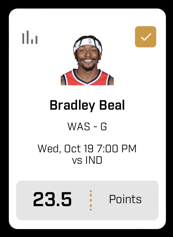 BallKaydo's tweet photo. 😳POTD😳
Bradley Beal Over 23.5 Points
Dejounte Murray Over 36.5 PRA
 
Good Luck 
Let’s 🎋ILL #PrizePicks #NBA  #DFSSports #Twitter #Discord https://t.co/5YxgeZuyKk