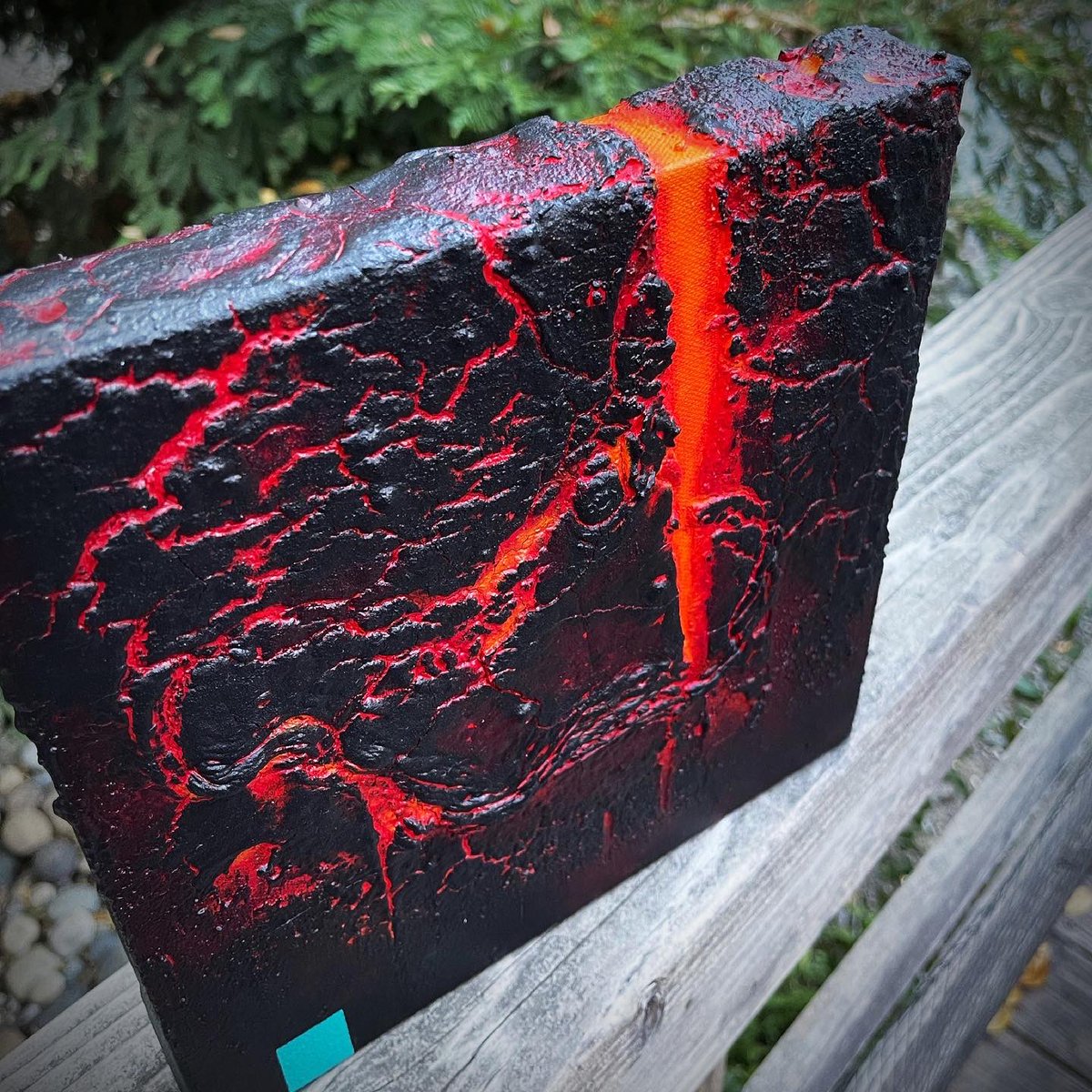 AlperFiratli's tweet photo. Hot Lava!…🔥 🌋 
Hi folks, here is my new painting!… 🎨
Tried some different textures on a small canvas…
.
#artwork #abstractartwork #abstractartist #abstractart https://t.co/XCcFe03SOh