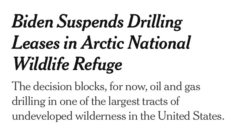 KyleMartinsen_'s tweet photo. Biden just now: "We have not stopped or slowed oil production”

Meanwhile: https://t.co/384bxNHJ5d