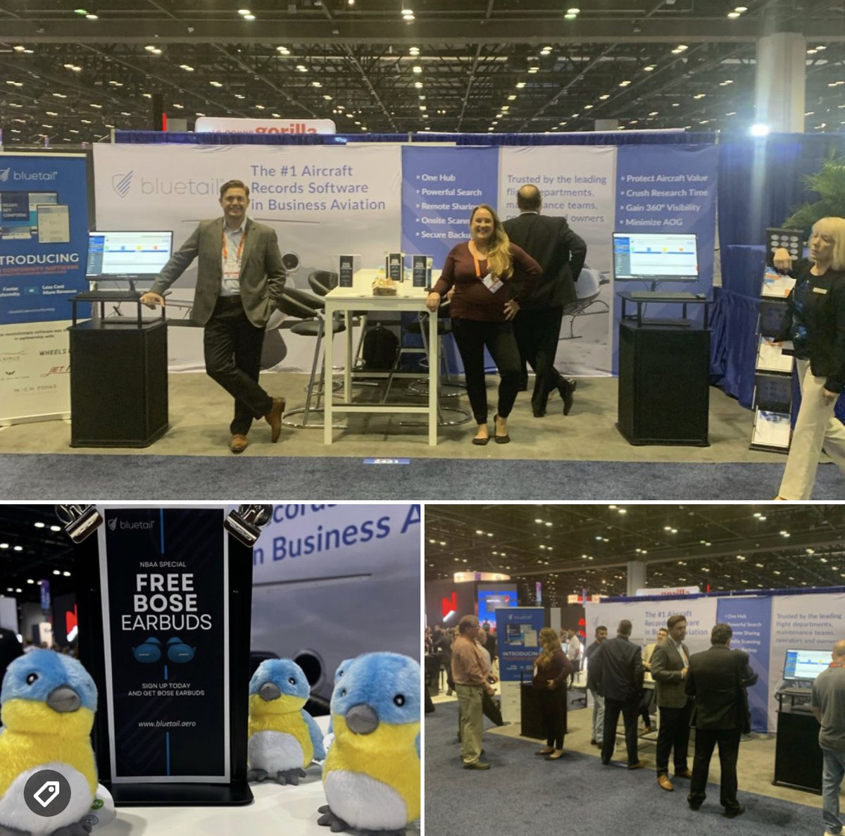 bluetailaero's tweet photo. If you’re at @NBAA stop by the our booth #2421 and get a subscription and high-end Bose earbuds!
#NBAA2022 #productlaunch #charteroperations #aviation #businessaviation #bluetail #businessjet #aviationlovers #avgeek #generalaviationlovers #bizavjets #part135 #part91 #conformity https://t.co/PdpsAwlWj8