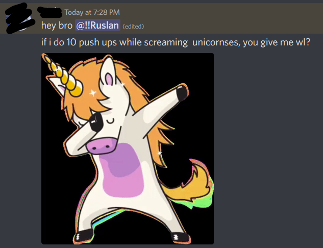 Unicornses tweet media