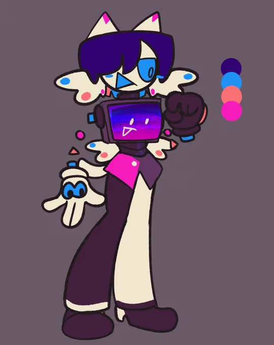 thinking of a small potential aeiou redesign because i havent really been fuuully vibing with his design lately 