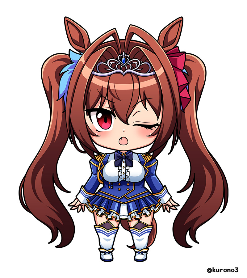 ダイワスカーレット(ウマ娘) 「#みんなも貼ろう突然の推し同じフォーマットで描いたやつ 」|玄乃エミーのイラスト