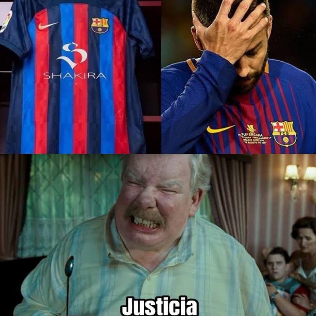 MarcoReyPicks's tweet photo. Como parte de su acuerdo con Spotify, Barcelona lucirá el logo de Shakira en su camiseta, por el estreno de 'Monotonía', el nuevo sencillo de Shakira. 
El defensor GerardPiqué tendría que usar el logo de su ex-pareja de una canción que habla de él y su infidelidad hacia ella. https://t.co/1mJTTPsC61