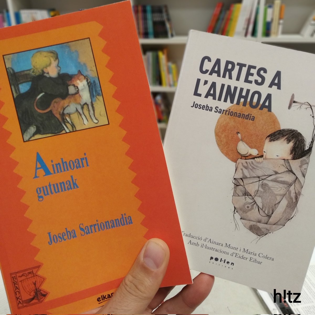 hitzliburudenda's tweet photo. Joseba Sarrionandia idazlearen "Ainhoari gutunak" katalanez heldu jaku Durangoko #hitz liburu-dendara: "Cartes a l'Ainhoa".
---
@pol_lenedicions #sarri #ainhoa #sarrionandia #gutunak #cartes #liburudenda #hitzliburudenda #artekalea23 #durango #durangaldea #euskalherria https://t.co/6CnVUszUIl
