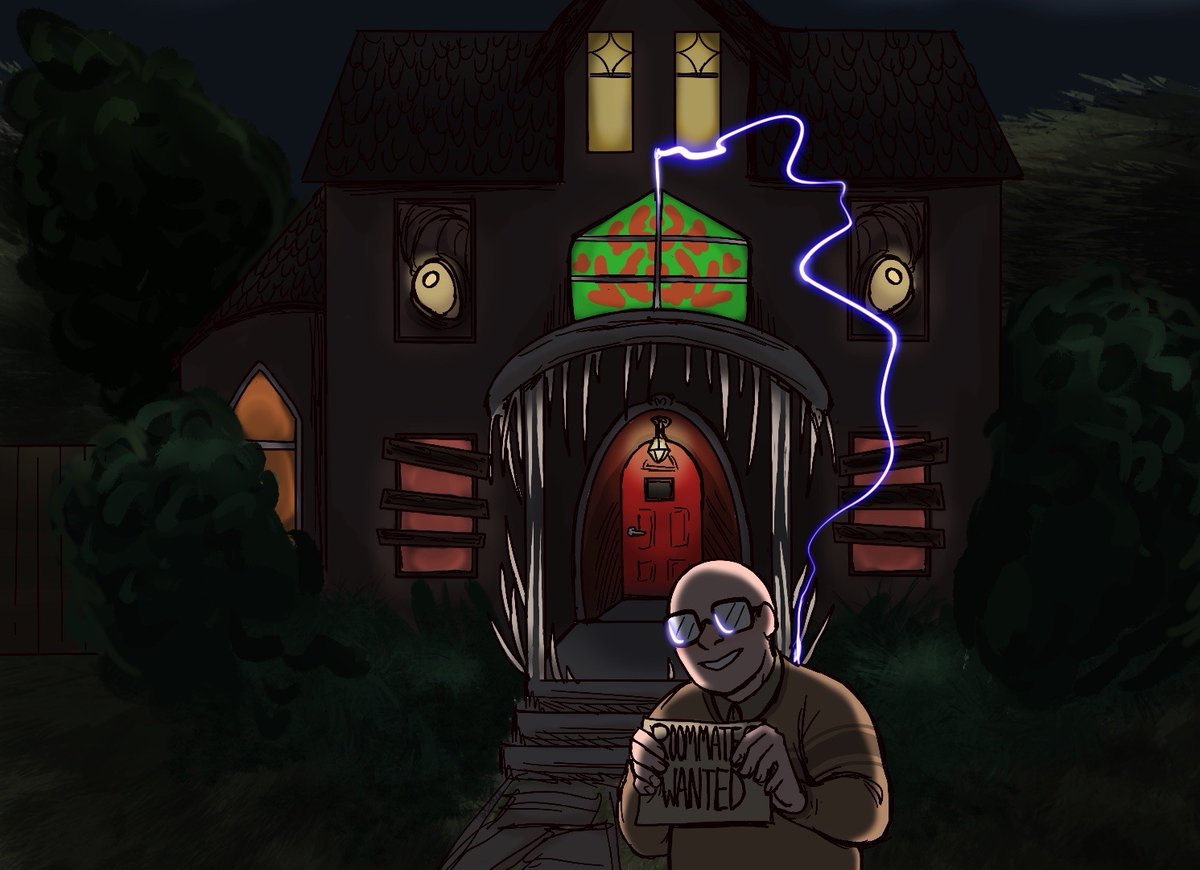 beansprean's tweet photo. Energy vampires are not a person but a house...Colin is just the lure #WWDITS #wwditsfanart https://t.co/hsDChNrrx4