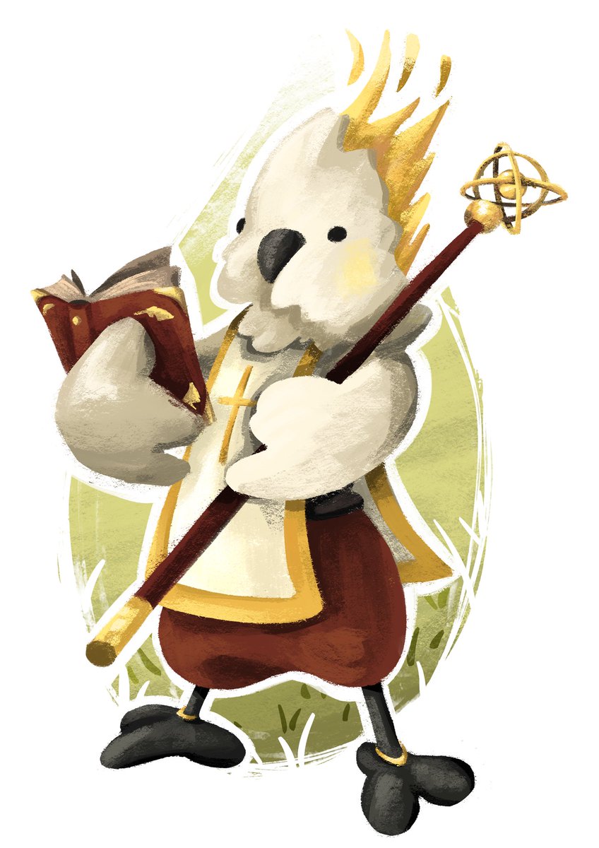 evanskyarts's tweet photo. The Cleric 

#art #characterdesign #illustration https://t.co/tFVXEMV5Wv