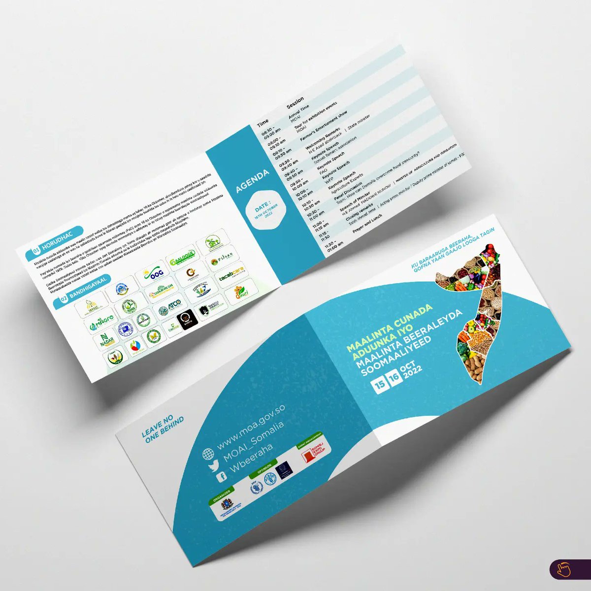 Hiigsitech's tweet photo. We’re very proud and privileged to Brand the world food day and somalis farmers day event.
 #worldfoodday #somalifarmersday  #hiigsitechnology #hiigsitech #hiigsi  #design #eventdesigner #logodesignservices https://t.co/1T8DX2mez4