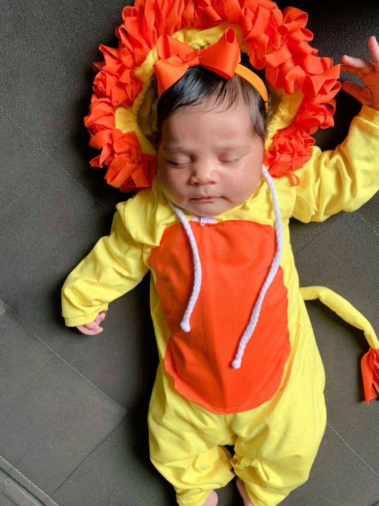 Leoa de laçinho sim 🤭🧡💛