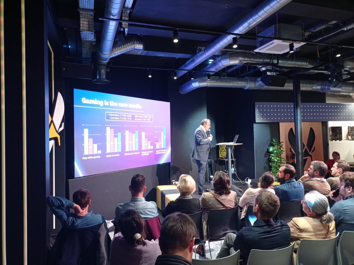HurrahMedia's tweet photo. “Sorry, https://t.co/UzJA5oSyst is on a field trip this evening and cannot take your call” 
https://t.co/UzJA5oSyst is attending @Alliance_Dgtle's afterwork on the marketing opportunities available in the gaming space at the @VitalityHive! https://t.co/csw1zhP5cg