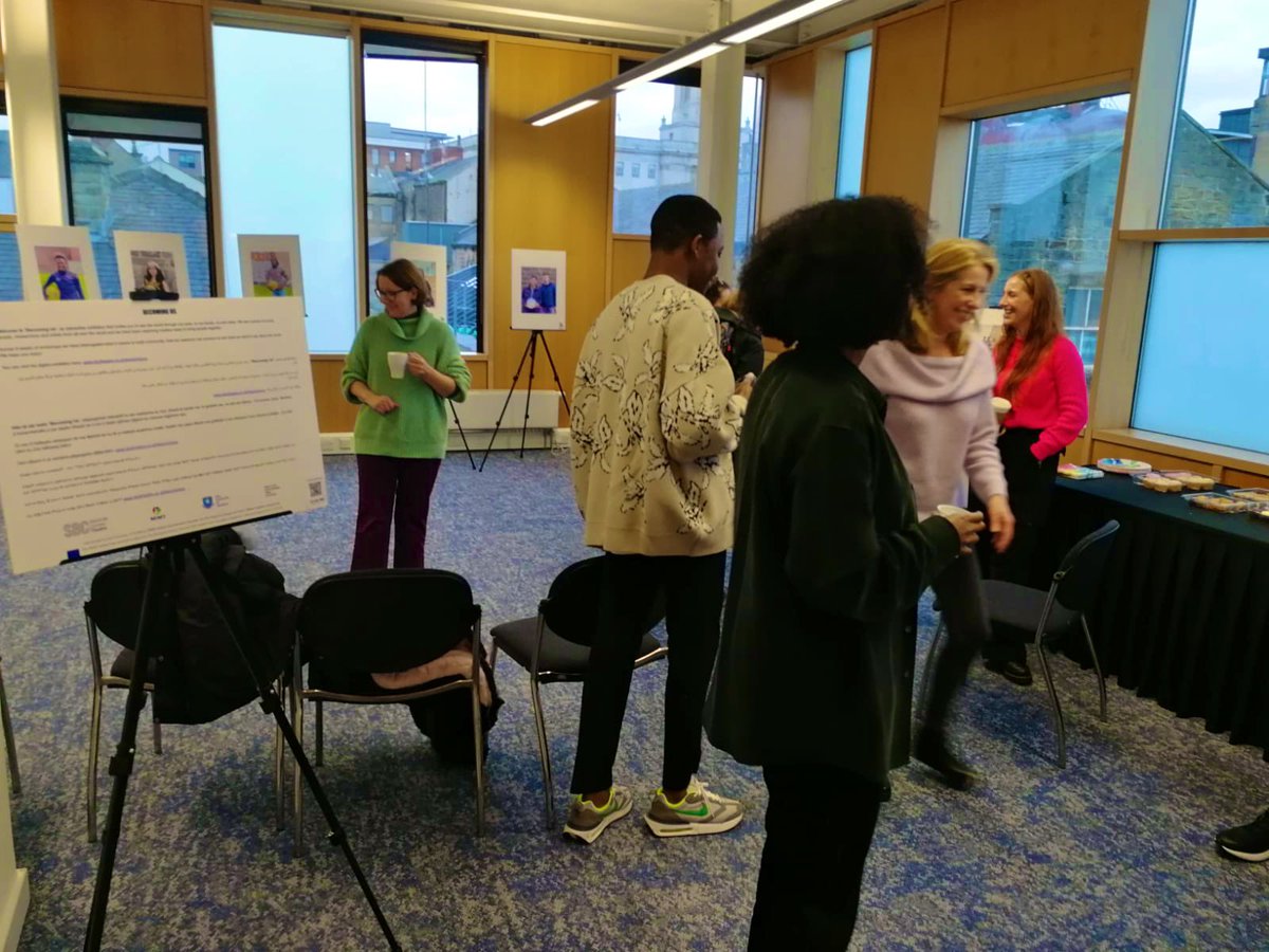 Becoming Us - a new exhibition launched today! ⭐️🎨🎥 Diverse young people in Barnsley are sharing their ideas, identities &amp; friendships. We are listening &amp; learning to connect with young lives. W/<a href="/SBC_Theatre/">Stand & Be Counted. 🧡</a> <a href="/MIMY_Project/">MIMY</a> <a href="/sean_sees/">sean_cam</a> <a href="/DrHJLewis/">Hannah Lewis</a> <a href="/urbanstigma/">Ryan Powell</a> <a href="/MKilkey/">Majella Kilkey</a> Asma Kabadeh