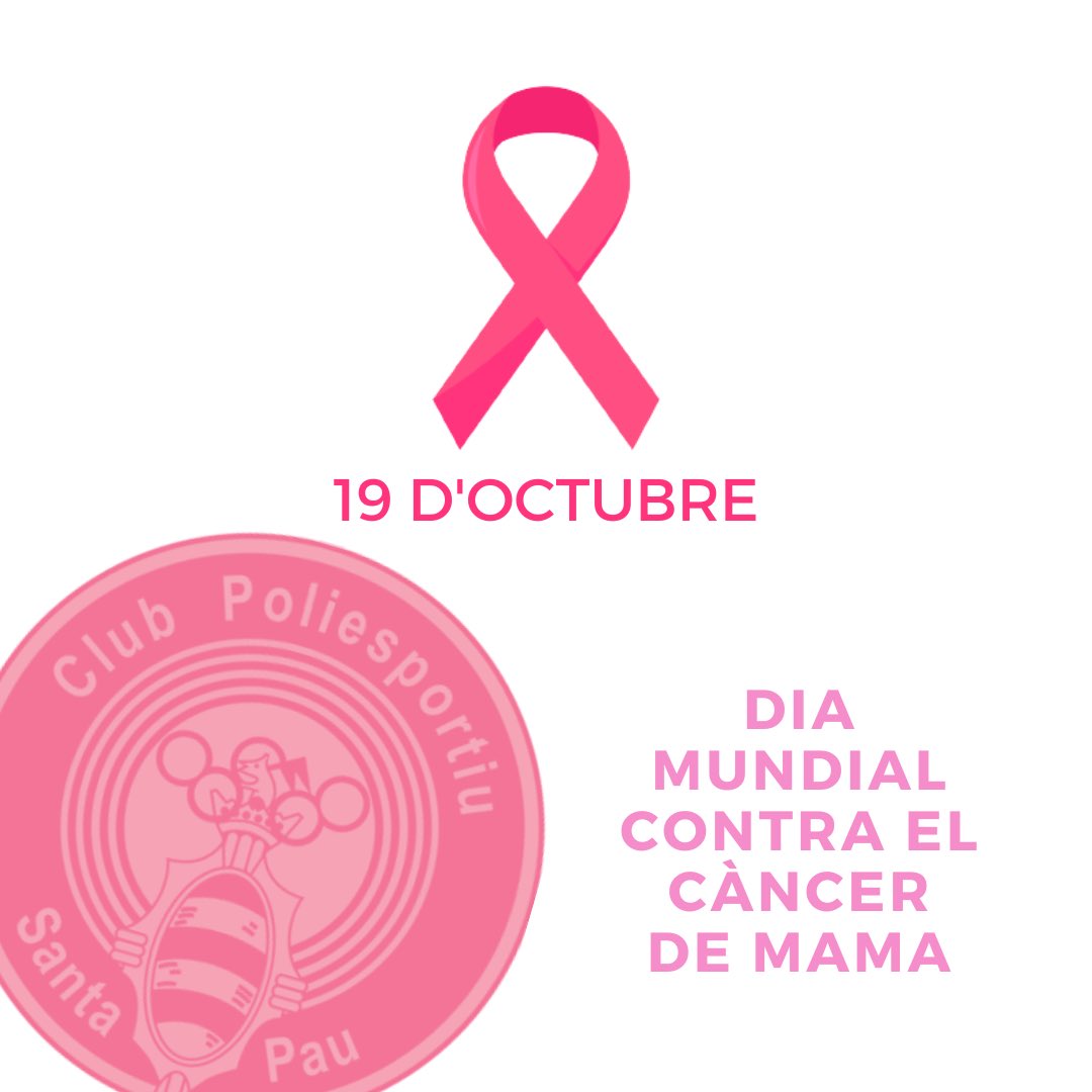 🎀 Un partit de tothom 🎀

💪🏻 Ens unim al Dia Mundial Contra el Càncer de Mama. Per la superació i la lluita diària de tantes dones!

#DiaMundialContraElCàncerDeMama