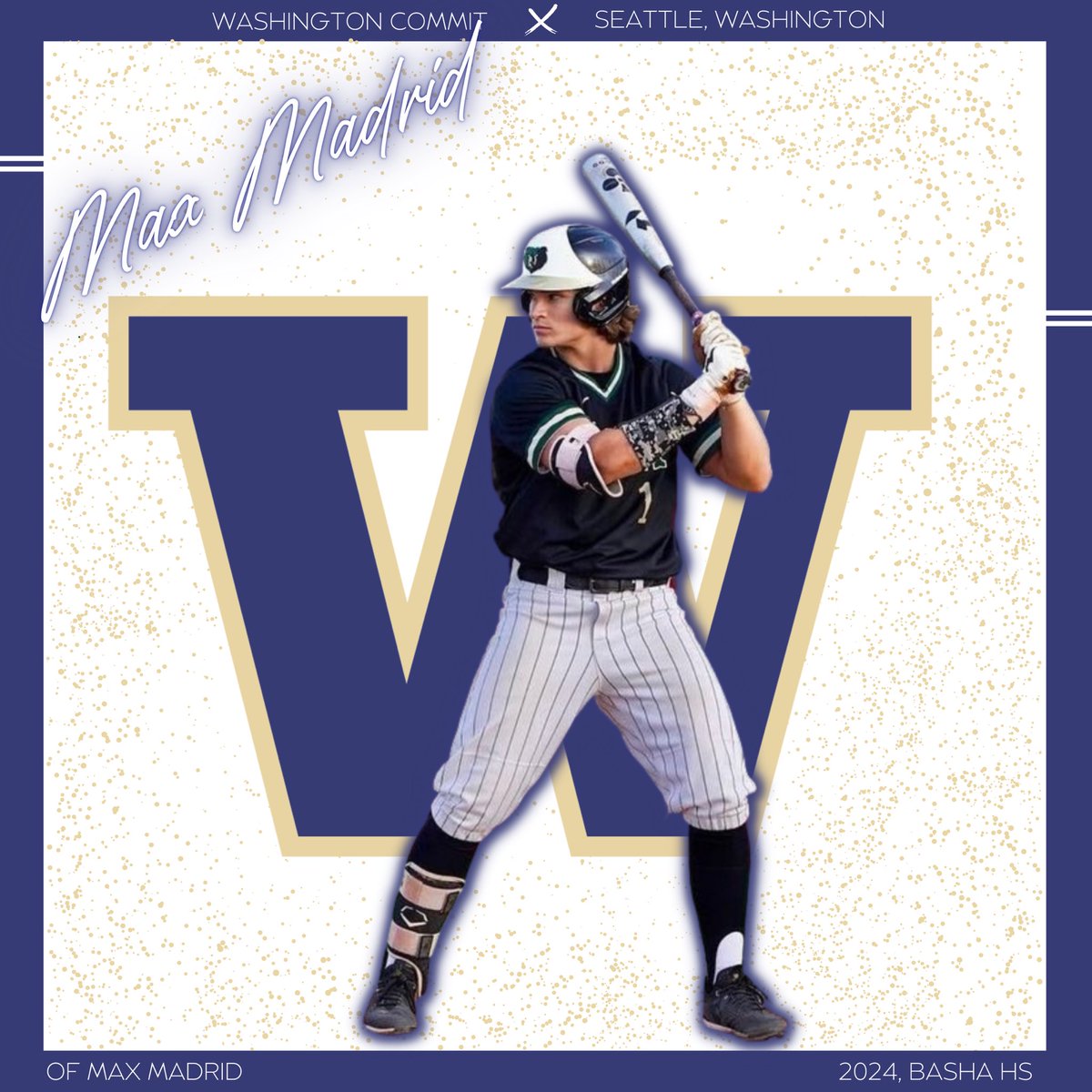Prep Baseball Arizona (@prepbaseballaz) on Twitter photo 🚨𝐂𝐎𝐌𝐌𝐈𝐓𝐌𝐄𝐍𝐓 𝐀𝐋𝐄𝐑𝐓🚨
‘24 OF Max Madrid (<a href="/Maxmadrid28/">Max madrid</a>) has announced his commitment to the University of Washington.
Madrid was one of the top uncommitted 2024 outfielders in the State.
@BashaBaseball || <a href="/TheCanesBBWest/">Canes West</a> 🚨𝐂𝐎𝐌𝐌𝐈𝐓𝐌𝐄𝐍𝐓 𝐀𝐋𝐄𝐑𝐓🚨
‘24 OF Max Madrid (<a href="/Maxmadrid28/">Max madrid</a>) has announced his commitment to the University of Washington.
Madrid was one of the top uncommitted 2024 outfielders in the State.
@BashaBaseball || <a href="/TheCanesBBWest/">Canes West</a>