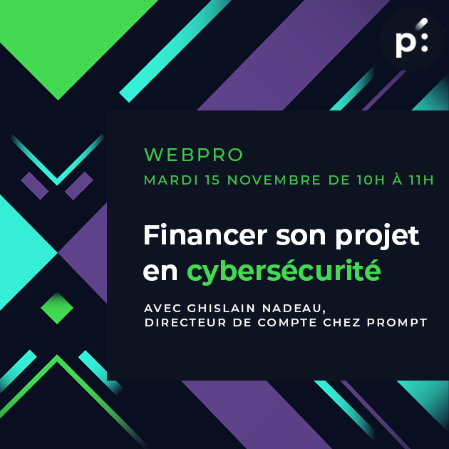 IVADO_Qc's tweet photo. 📢 As part of its Quebec #cybersecurity #innovation program #PICQ, @Prompt_Innov launched its call for projects for Quebec companies wishing to innovate in thi field.
💬 Info session Tuesday, November 15 from 10:00 am to 11:00 am : https://t.co/h0tP2e0nPG https://t.co/FOucOCeKjJ