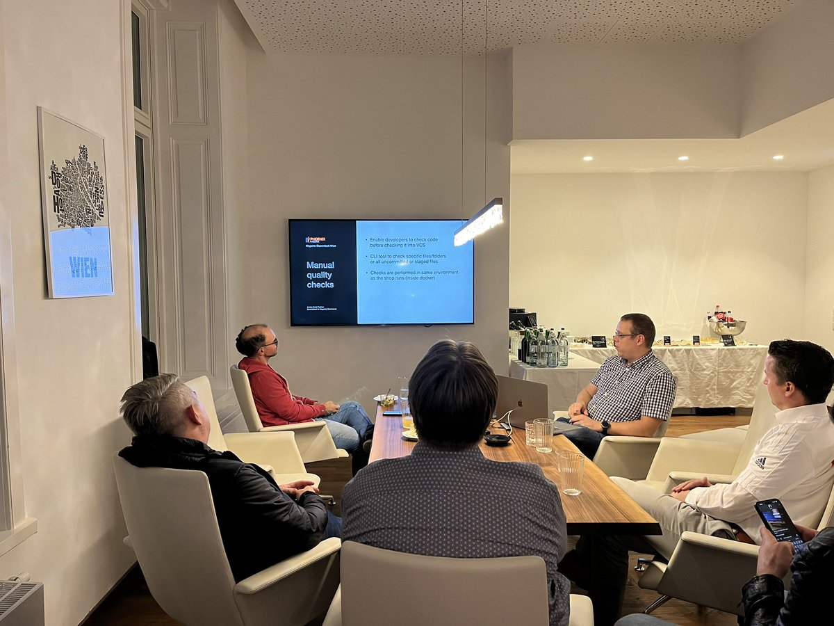 mage_AT's tweet photo. Third talk tonight is @andreas1787 talking about code quality ♻️ https://t.co/6wWI4jud6J