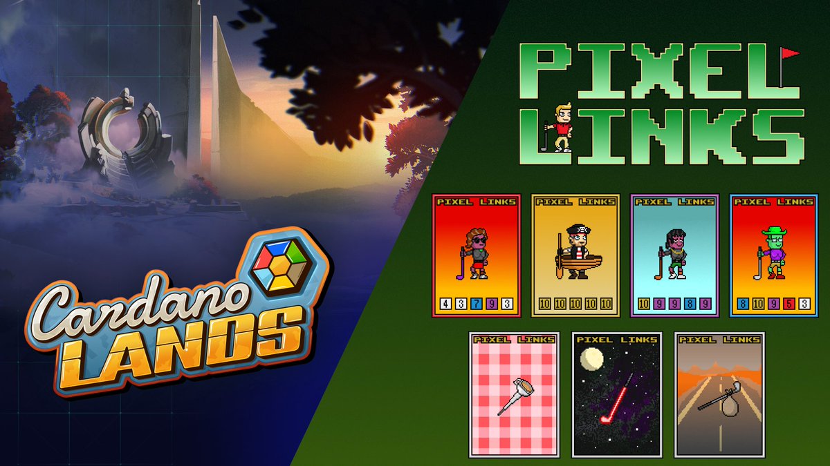 Let's meet <a href="/Pixellinksgolf/">Pixel Links Golf | S1 Mint Closed</a> 🚩

Pixel Links is a prospective Golf Game based on Cardano NFT Technology drawing from the 16 and 32-bit era of gaming, with the aim to use as much open-source technology as possible providing fun, enjoyment, and great games of golf.

#HEXO #EXO #vote