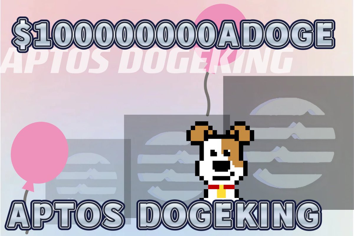 Here is chance of getting a massive $ADOGE Airdrop $100,000,000 for 3,000 frens 
 To Enter:
✅ Follow <a href="/APTOS_DOGEKING/">ADOGE</a>
✅ Like and Retweet
✅ Tag 3 frens and use the hashtag #ADOGE 
✅Leave your address.
#Airdrop #AptosEcosystem #AptosMovement #Aptos #AptosDogeKing