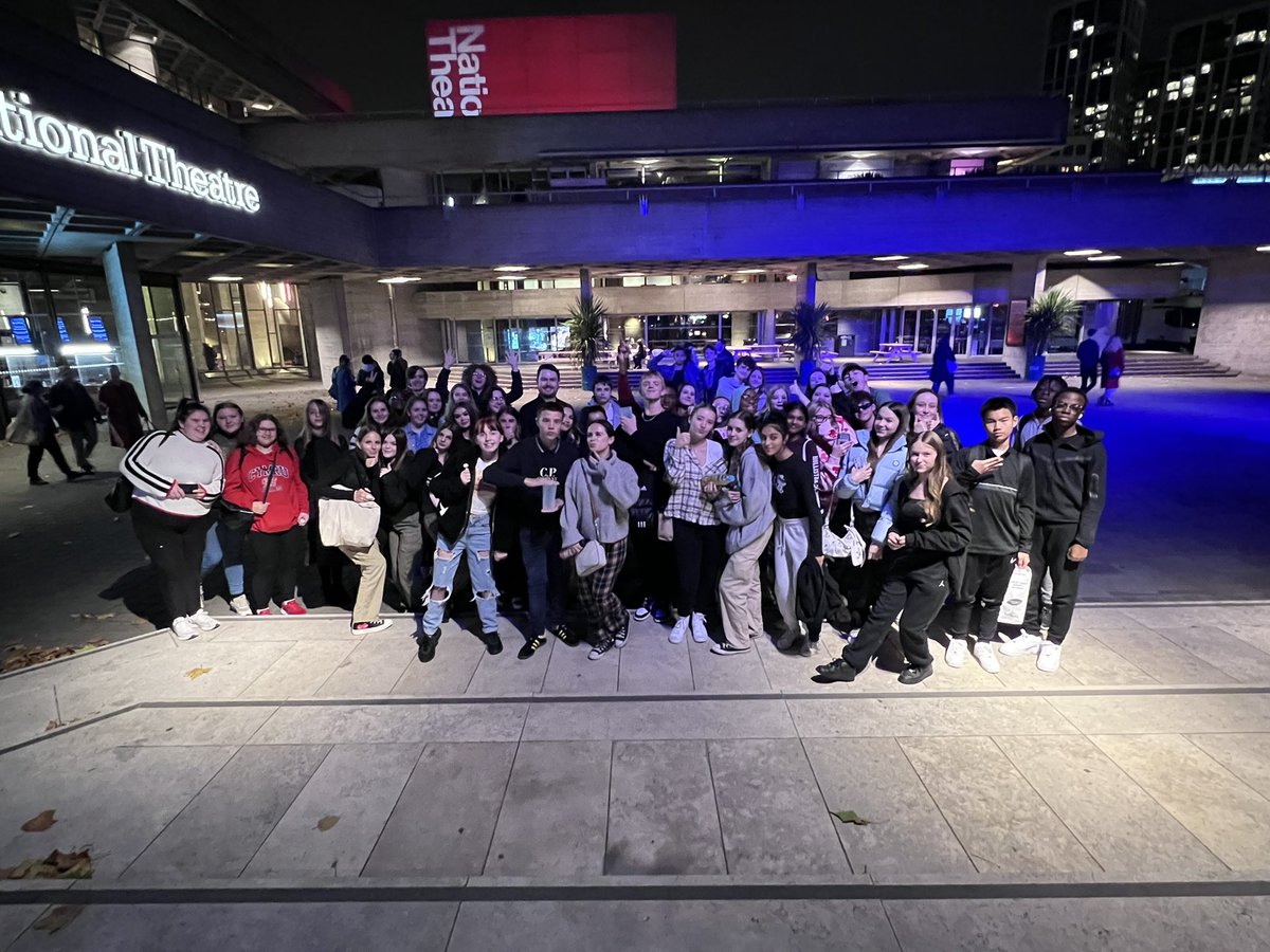 SBEdrama's tweet photo. Fantastic trip to @nationaltheatre to see The Crucible! As always our students were amazing and really engaged in the production! 

There is a delay in our return due to traffic ETA 12:20am 

#theatre #thecrucible #nationaltheatre #theatrekids #sbedrama https://t.co/febv0kPXyr