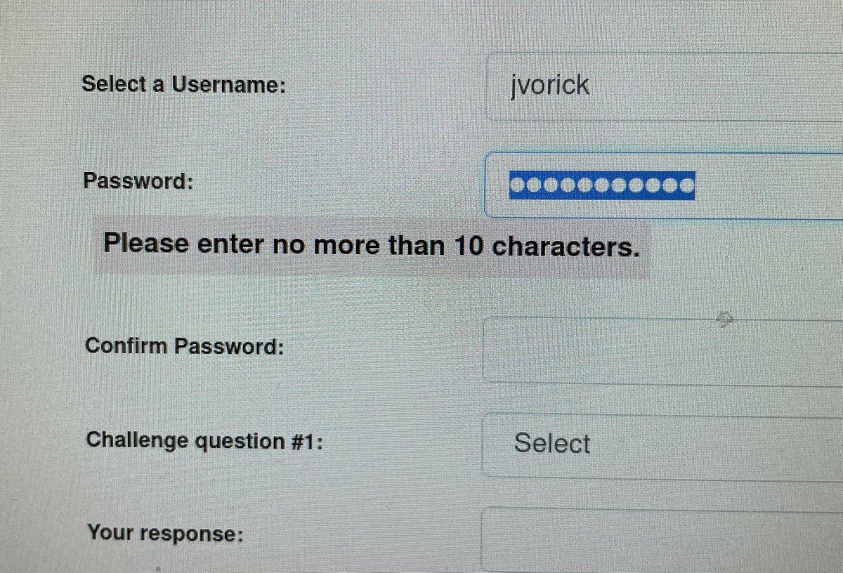 JoshVorick's tweet photo. Good to know my health information is limited to the weakest security @MassGenBrigham https://t.co/YNaSPgVIVj