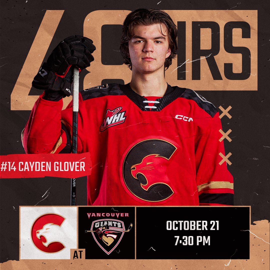 PGCougars's tweet photo. Back on the road this weekend for a pair of games against division rivals! 

It starts Friday in Langley.

#ForTheNorth • #WHL https://t.co/23WRbCjwOr