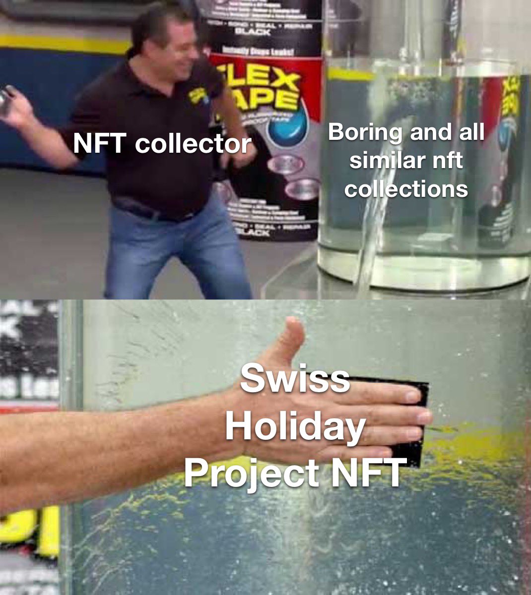 What do you think about Swiss Holiday Project NFT? 🇨🇭🥰

#nft #art #meme #Switzerland #nftcrypto #fypシ