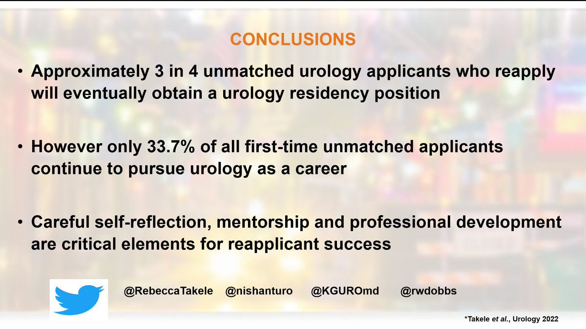 Rebecca Takele (@rebeccatakele) on Twitter photo Grateful to have presented our research on The Fate of the Unmatched Urology Applicant <a href="/MidAtlanticAUA/">Mid-Atlantic Section of the AUA | MAAUA</a>. We were able to shed light on the topic for applicants and mentors alike. Look out for our recently accepted manuscript <a href="/urogoldjournal/">Urology Gold Journal</a>. <a href="/rwdobbs/">Ryan Dobbs</a> <a href="/KGUROmd/">Kirsten Greene</a> <a href="/so_uro/">UroSoMe</a> #MAAUA22 Grateful to have presented our research on The Fate of the Unmatched Urology Applicant <a href="/MidAtlanticAUA/">Mid-Atlantic Section of the AUA | MAAUA</a>. We were able to shed light on the topic for applicants and mentors alike. Look out for our recently accepted manuscript <a href="/urogoldjournal/">Urology Gold Journal</a>. <a href="/rwdobbs/">Ryan Dobbs</a> <a href="/KGUROmd/">Kirsten Greene</a> <a href="/so_uro/">UroSoMe</a> #MAAUA22