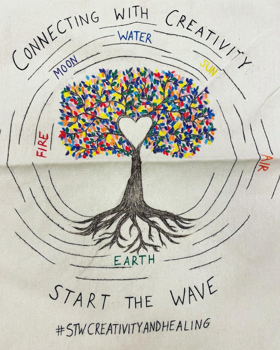 kkfosterartist's tweet photo. 🌊 NEW #STWEcoMerch bag that I created from the inspiration of the #ConnectingwithCreativity retreat! 🌞✨ I felt called to do a combination for #StarttheWave. So grateful these two inspiring elements have aligned in my life! ❤️

@christintello @DominiqueP_C #SterlingVictorian https://t.co/0H4U49LysS