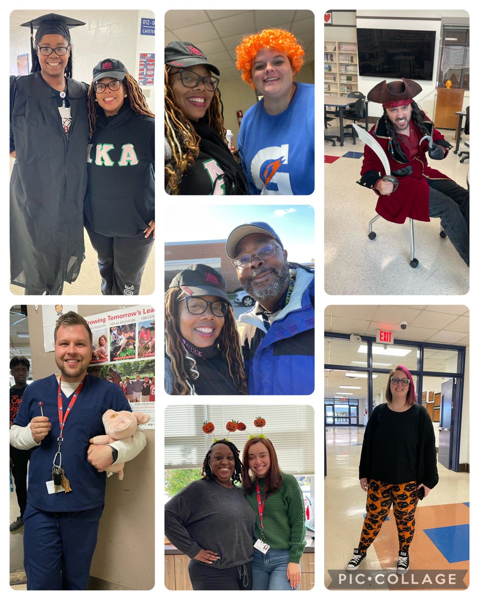alyciaworthy08's tweet photo. Spirit Week- Early Halloween day! #DurhamTechLiaison #CTE #Athletictrainer #TheDirectorsofFirstImpression #GatoradeBottle #Graduate #Pirate #Veterinarian #Halloweengear #CollegeSr #Professor @savedby_BELL @JHSFalcons #HoCo2022 https://t.co/DMQv1vjnd6