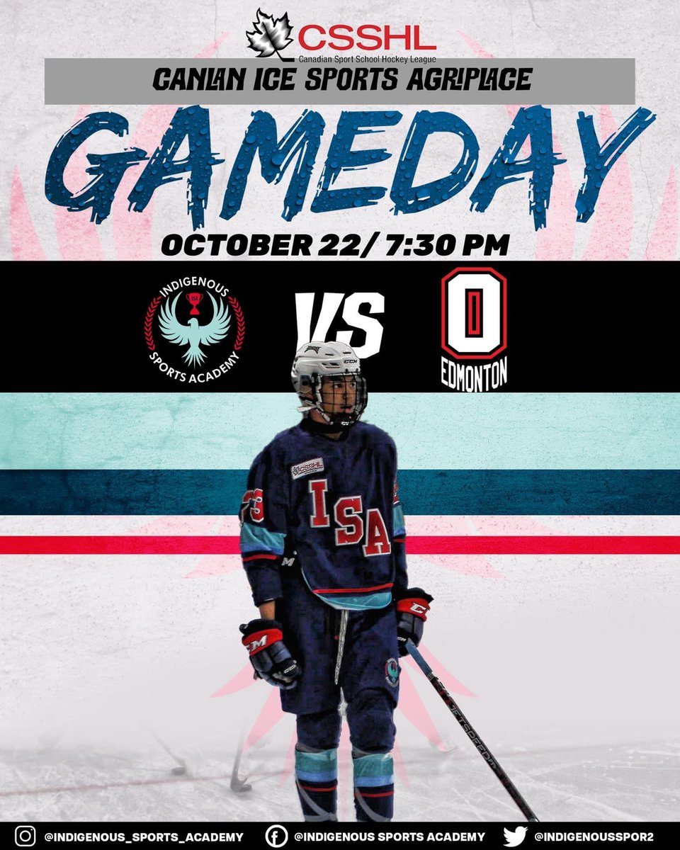 Gameday, the Eagles play their first-ever home game as members of the CSSHL, 7:30 puck drop Saturday October 22 at Canlan Ice Sports Agriplace vs <a href="/OHAEdmonton/">OHA Edmonton</a>!