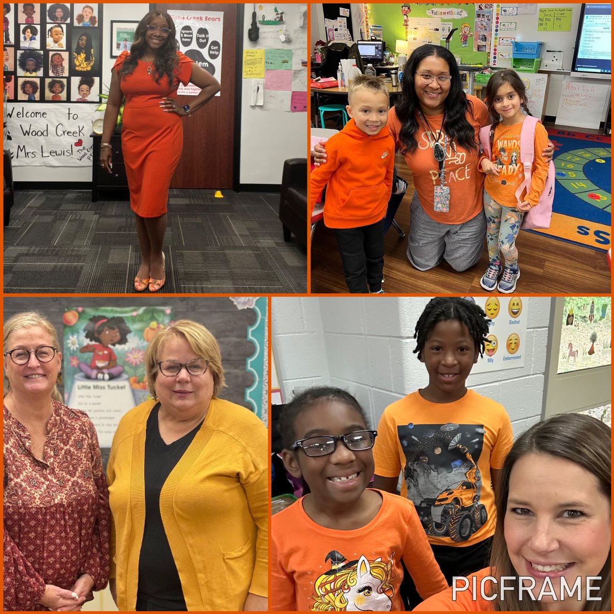 woodcreekelem's tweet photo. Happy Unity Day!  Today we wore orange to send a visible message that we stand together for kindness, acceptance, and inclusion! 🧡 #HappyUnityDay! #unityday #unityday2022 #woodcreekbears #kindness #acceptance #inclusion #fpssucuess🧡🧡🧡 https://t.co/bZz1qpiKme