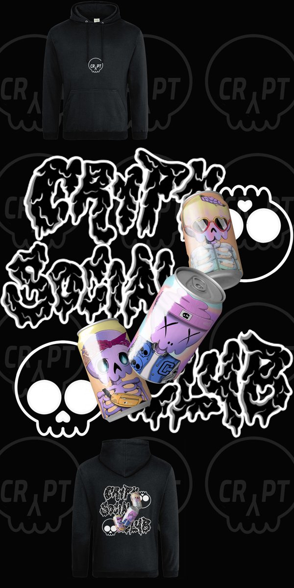 shackomat's tweet photo. love these creative guys @cryptsocialclub let's add some merch #CryptSocialClub #CryptFam #CryptTo1ETH #CryptFollowCrypt #ThisIsCrypt https://t.co/tsX0WbcP8O