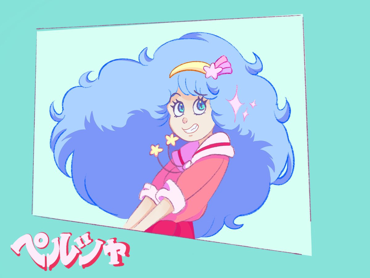 Junkistarz's tweet photo. I love Persia’s hair, it’s so floofy. https://t.co/LAyLBu9ebu