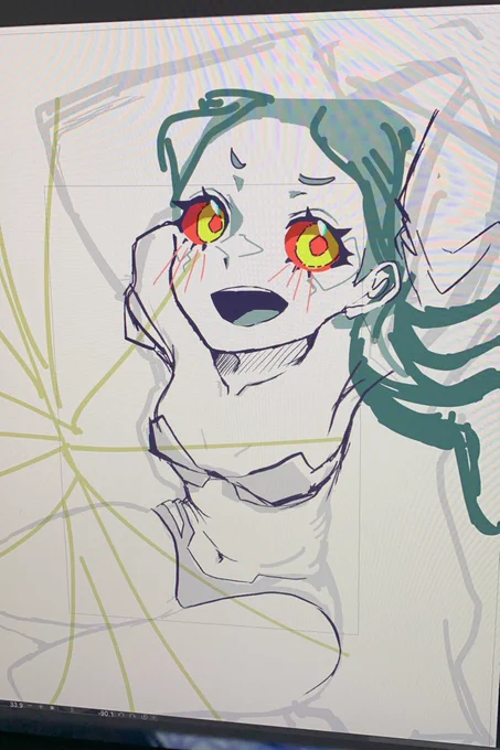 Drawing Rebecca desu  