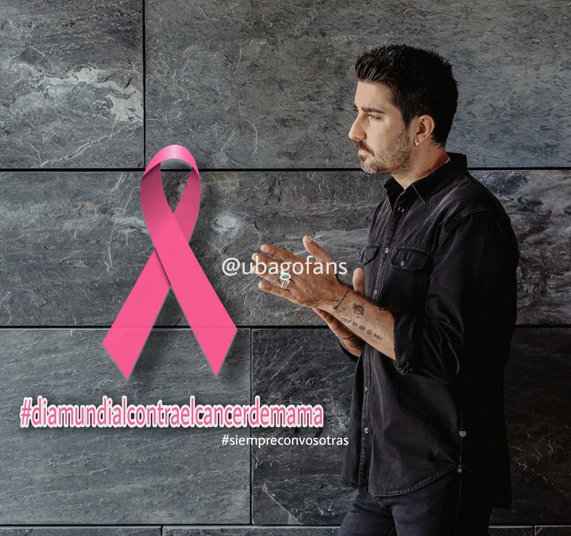 Ubagofans's tweet photo. Hoy en el día internacional de la lucha contra el cáncer de mama queremos recordarte qué no olvides 1 vez al año hacerte la mastografía. Realìzate chequeos de manera constante, la prevención salva vidas. ❤
#19DeOctubre #OctubreRosa
#alexubago @AlexUbagoficial #Ubagofans https://t.co/JOCZdiwyNH