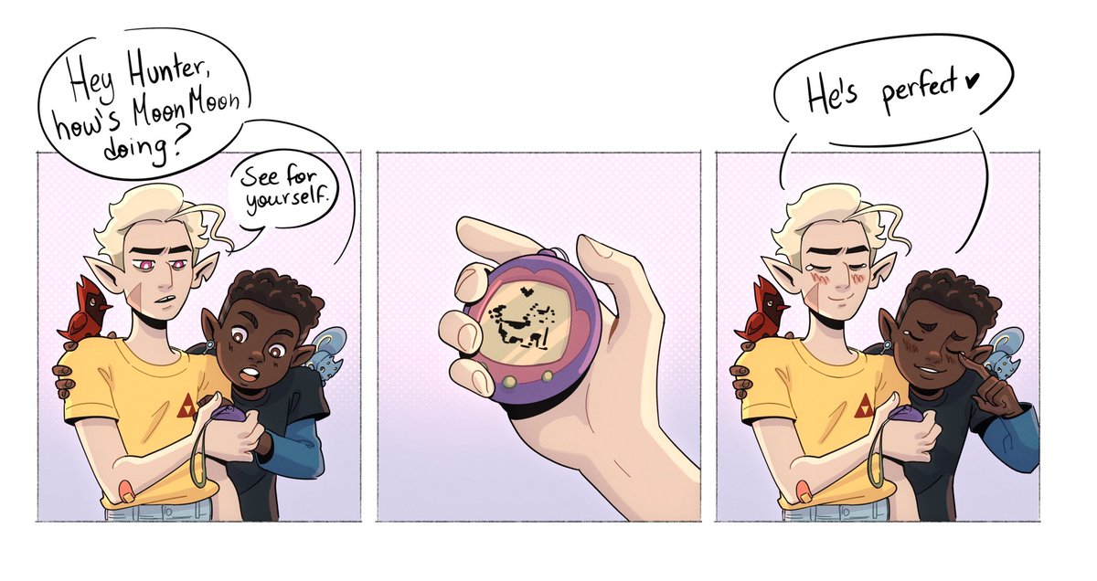 biankatdraws's tweet photo. This was funnier in my head… you never forget your first tamagotchi tho #toh [no season 3 spoilers please] https://t.co/Gmegaxvekr