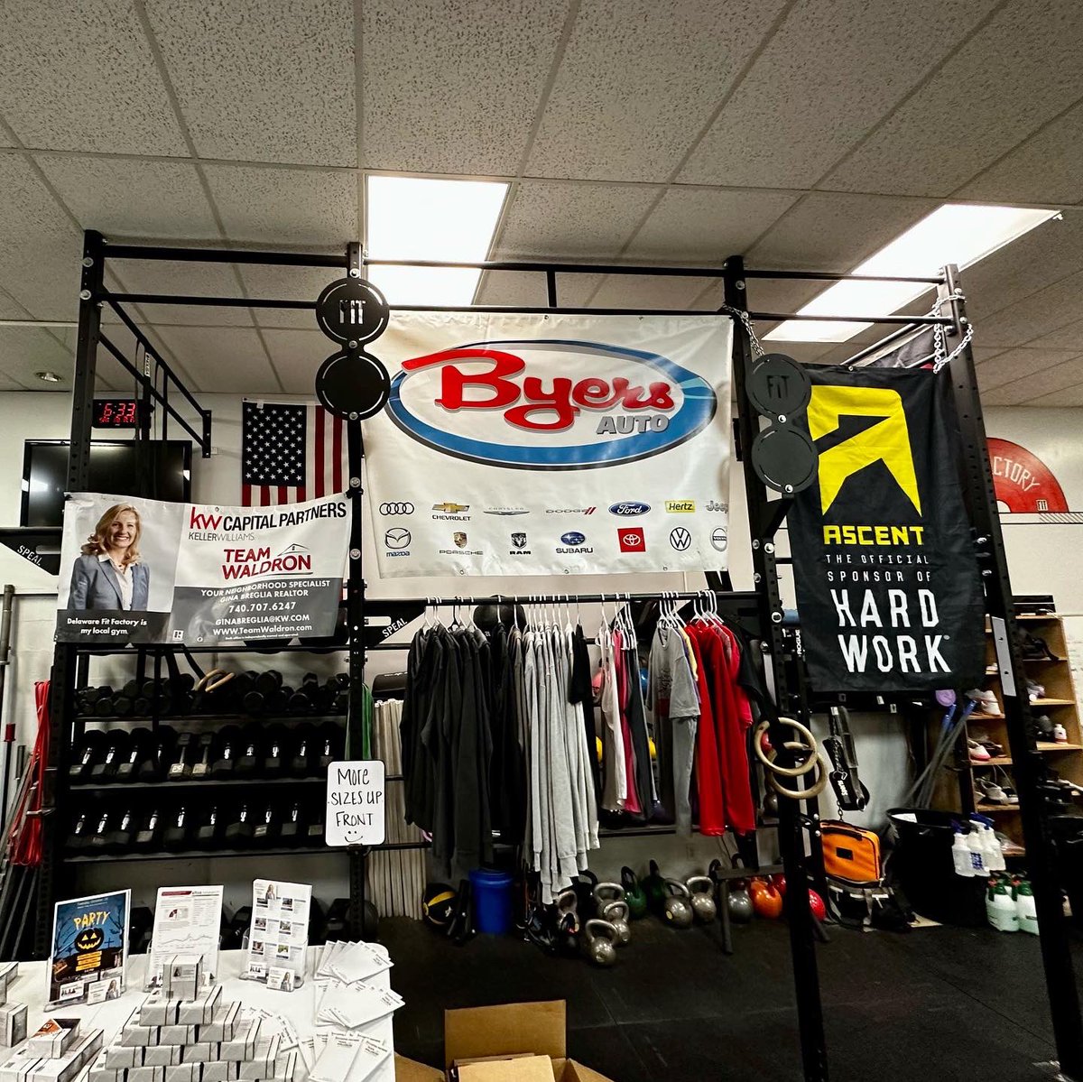 byersauto's tweet photo. This past Saturday, Byers Ford sponsored Fit Fest ’22 at Delaware Fit Factory! 
This event benefits Veteran Companion Animal Services; a neighboring non-profit that pairs Veterans with rescue dogs for long term companionship. Congrats and thank you to those who participated! https://t.co/P63PDcbYym